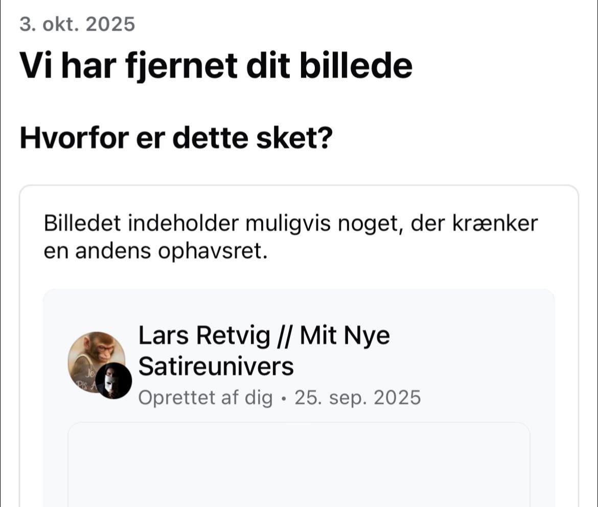 Indsendt klage til Facebook